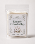 4 Reusable Cotton Tea Bags